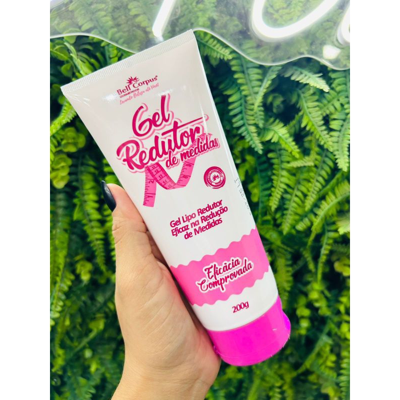 GEL REDUTOR DE MEDIDAS Bell Corpus-200g- CINTURA FINA- REDUZ ESTRIAS E CELULITES DO CORPO