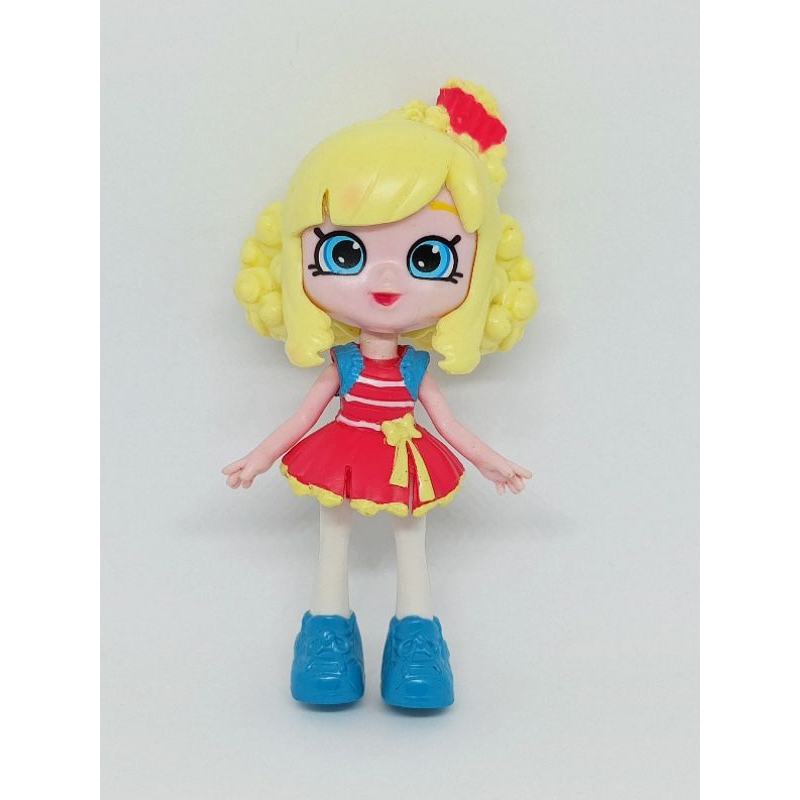 Boneca miniatura Shopkins: Popette (usada/ 8 cm)