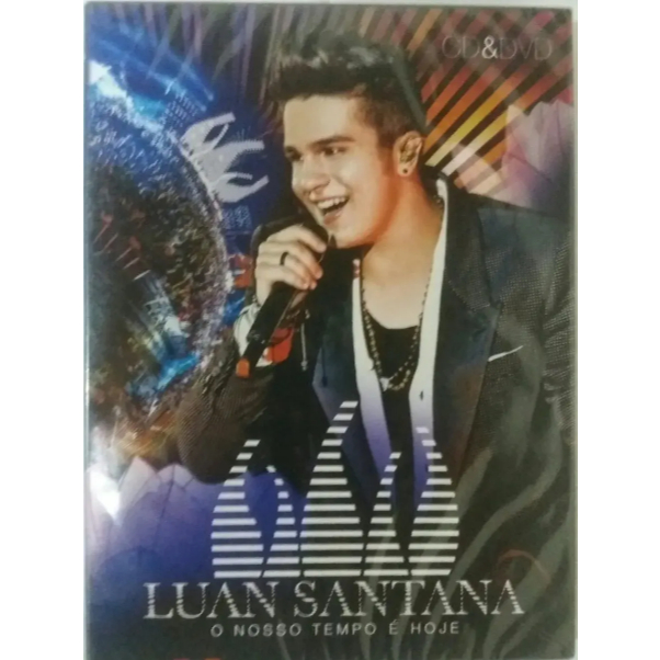 Cd + Dvd Luan Santana O Nosso Tempo É Hoje SERTANEJO SOM LIVRE ORIGINAL Lacrado