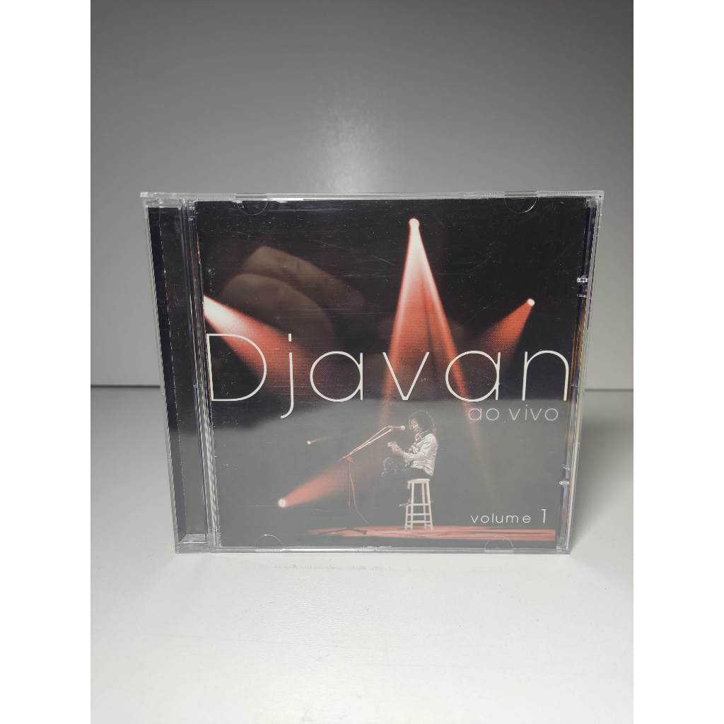 Cd - Djavan - Ao Vivo, Volume 1, Usado, Em Bom Estado De Conservação.