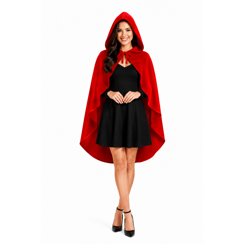 Capa Chapeuzinho Vermelho Adulto