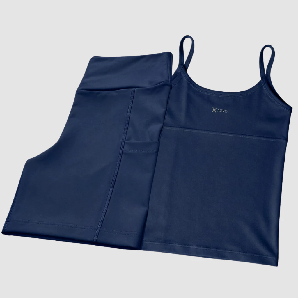 Conjunto Fitness Regata Poliamida com Forro Short Bolso Lateral Corrida Casual Verão Inverno — imagem 1