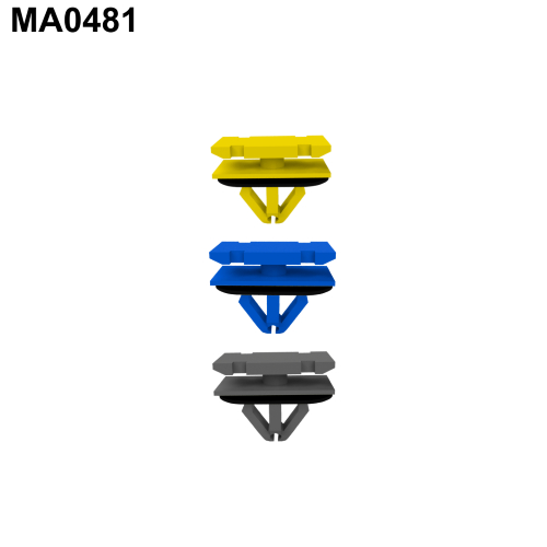 15 Grampo Moldura Lateral Porta Moldura Paralama Moldura Tampa Porta-Malas Compass (16/26) COD. 53380335AP K68172491AA