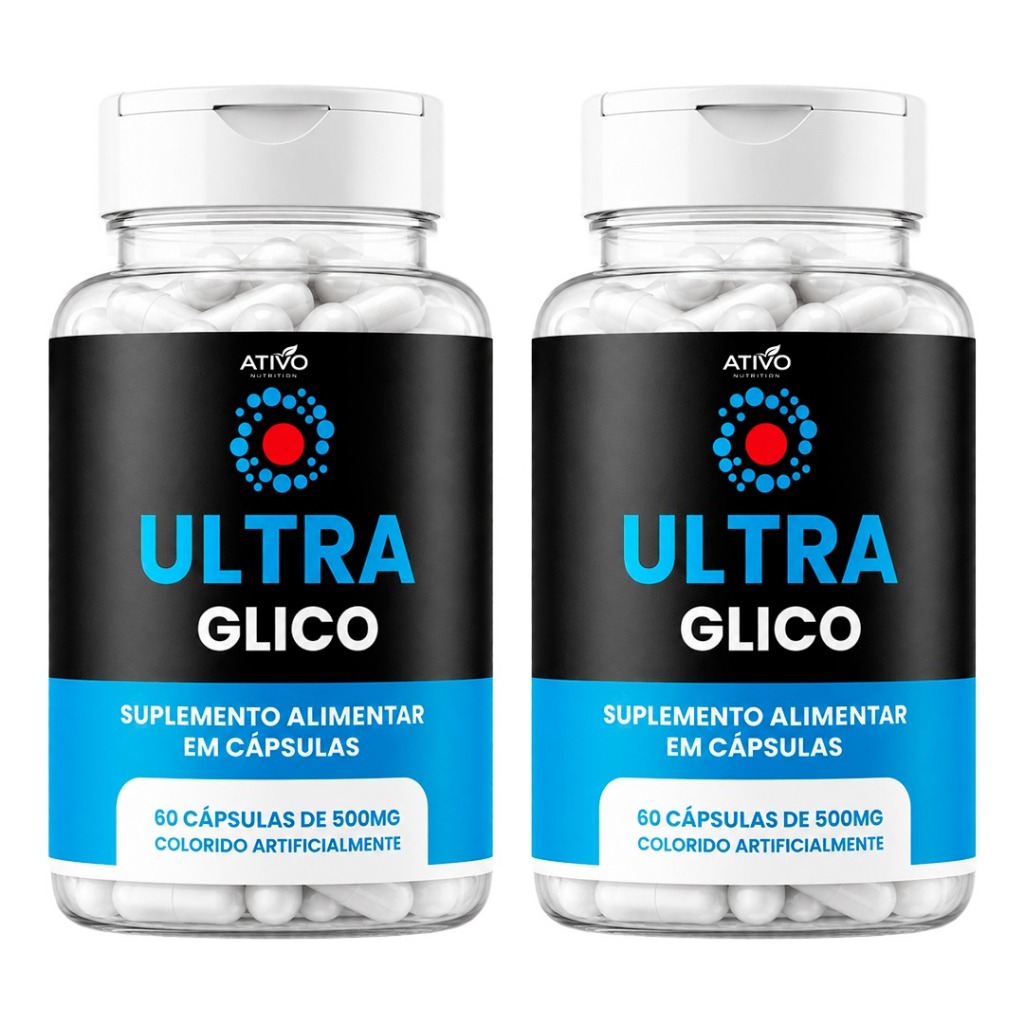 kit 2 Unidades - Ultra Glico | Ativo Nutrition — Equilíbrio da Glicose e Bem-estar Diário - Envio imediato