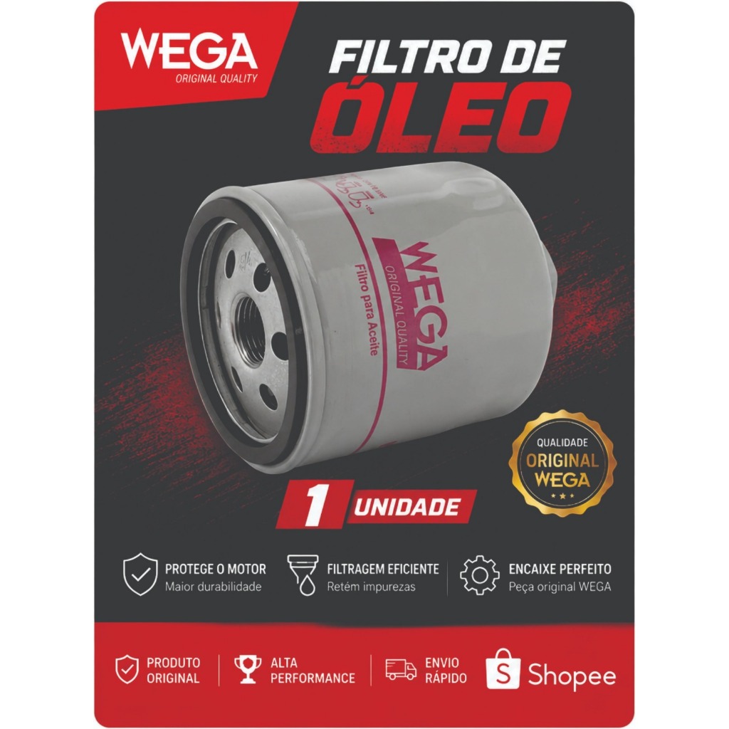 Filtro de Óleo Gol / Parati / Fox / Saveiro/ Polo/ Golf, A3