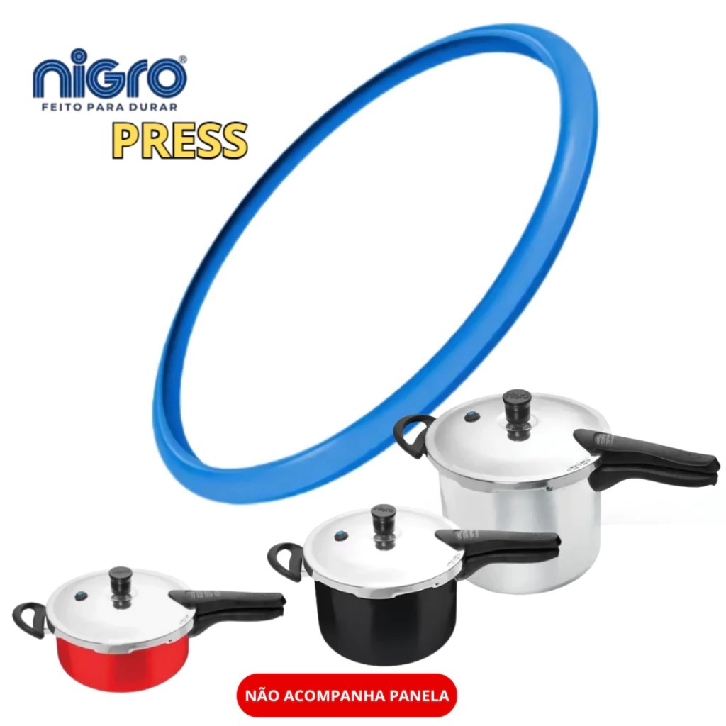 SILICONE 4,5L NIGRO PRESS- 1 ANEL DE VEDAÇÃO NIGRO PRESS 4,5L