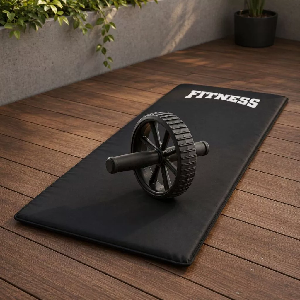 Colchonete Academia Roda Abdominal Treino Funcional CrossFit Faça Você mesmo Saúde Bem Estar Lançamento Envio Rápido — imagem 1