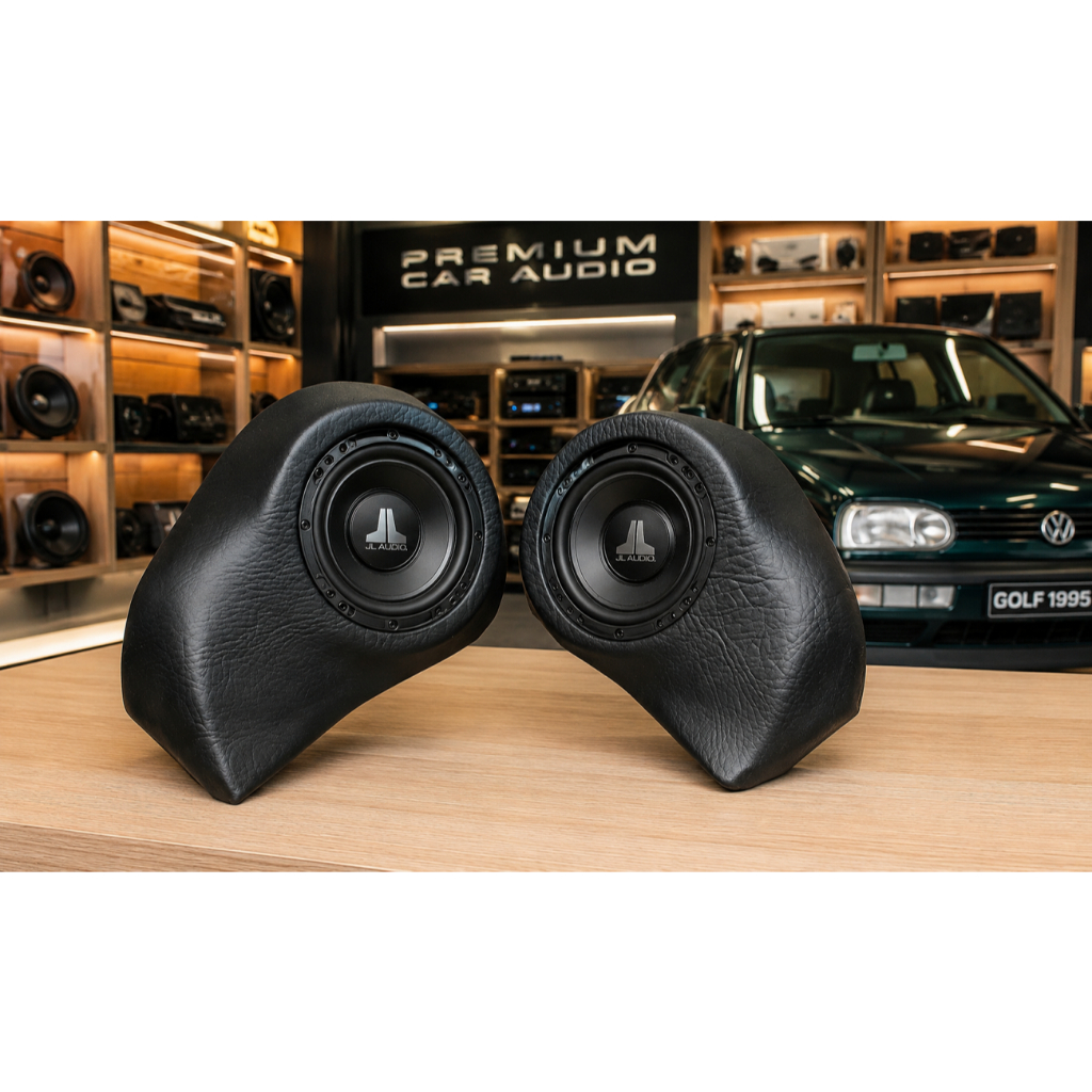 Caixa Pezinho Acústico p/ VW Golf 99 a 2014