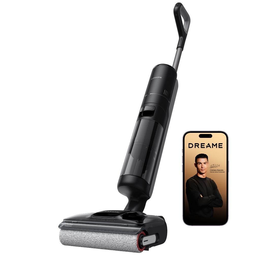 Dreame H60 GT, Aspirador Vertical Sem Fio Seco e Úmido, Sucção 21kPa, Manuseio Leve, Reclinável 180°,220V-240V