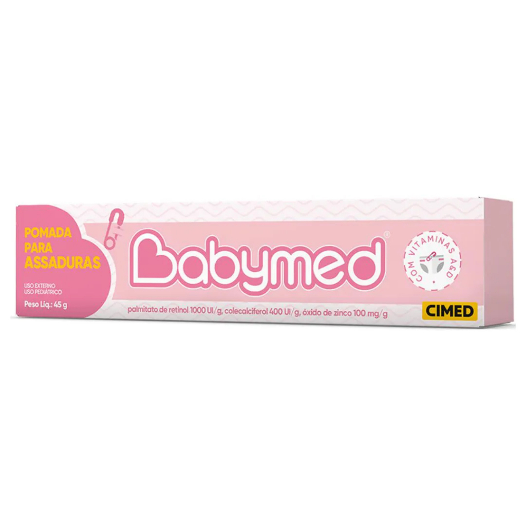 Pomada Para Assaduras Babymed Menina 45g