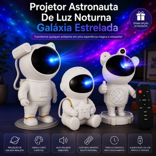 Projetor Astronauta De Luz Noturna Galáxia Estrelada Projetor De Luz de Teto Nebulosa Com…