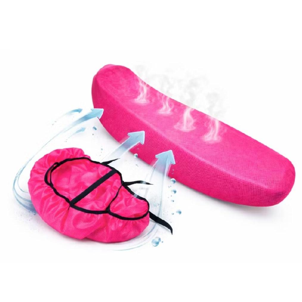 Capa Térmica Impermeável Rosa Pink Protetora para banco de moto Bros Titan Fan Biz Pop Pcx - Tecido Confort Soft Suave