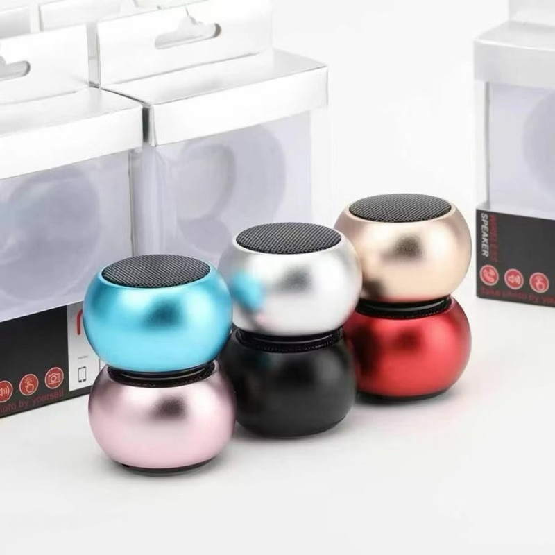 Mini Caixa De Som M3 De Metal Bluetooth Amplificada de 3W Potente