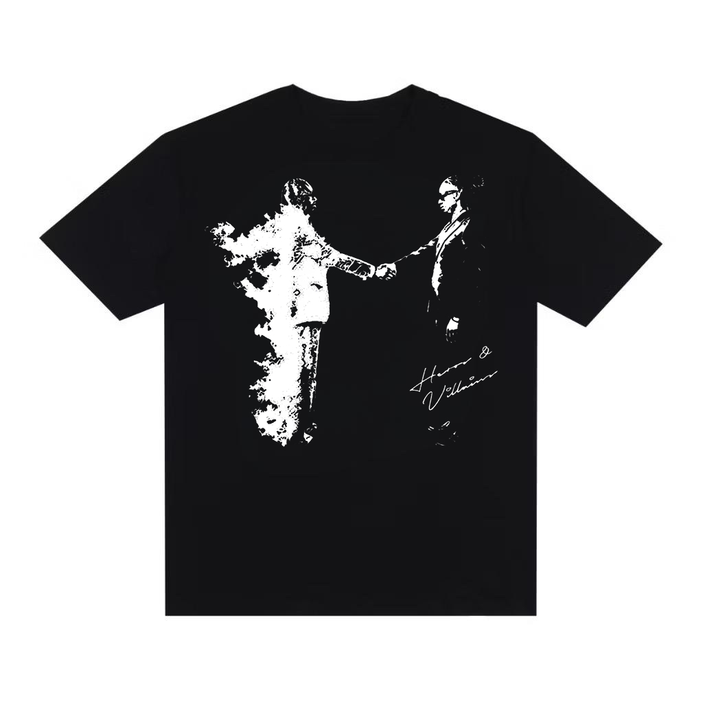 Camiseta Streetwear Camisa Oversized Over 100% Algodão EStampada em DTF Premium "Pacto" Swag Gótica Opium Y2K Rap
