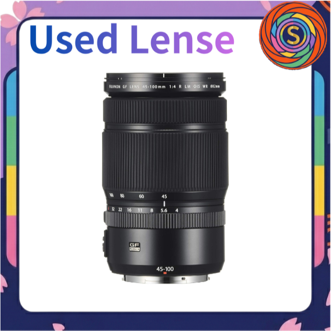 【Secondhand】Fujifilm GF 45-100mm F4 R LM OIS WR Standard Zoom Lens for Fujifilm G Mount Medium Format used pre-loved