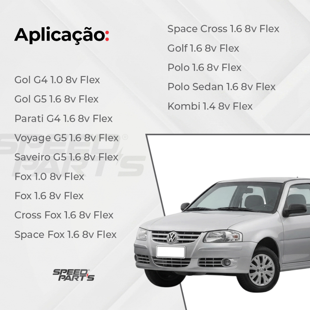 Jogo De Velas Fox Gol G4 G5 G6 Voyage Parati Crossfox Spacefox Polo Golf Kombi 1.4 1.0 1.6 8v Flex Sp30 Bkr7esb · foto 2