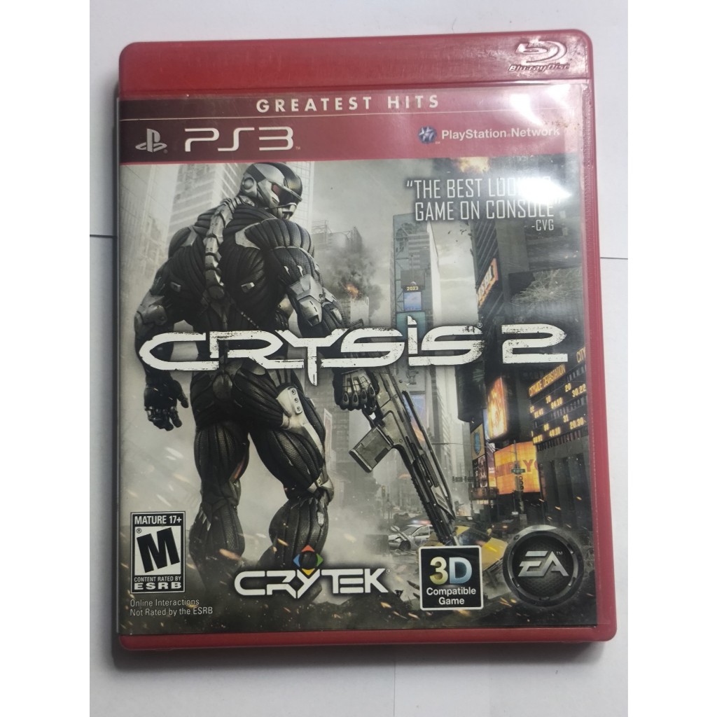 Jogo Ps3 Playstation 3 - Crysis 2 Greatest Hits