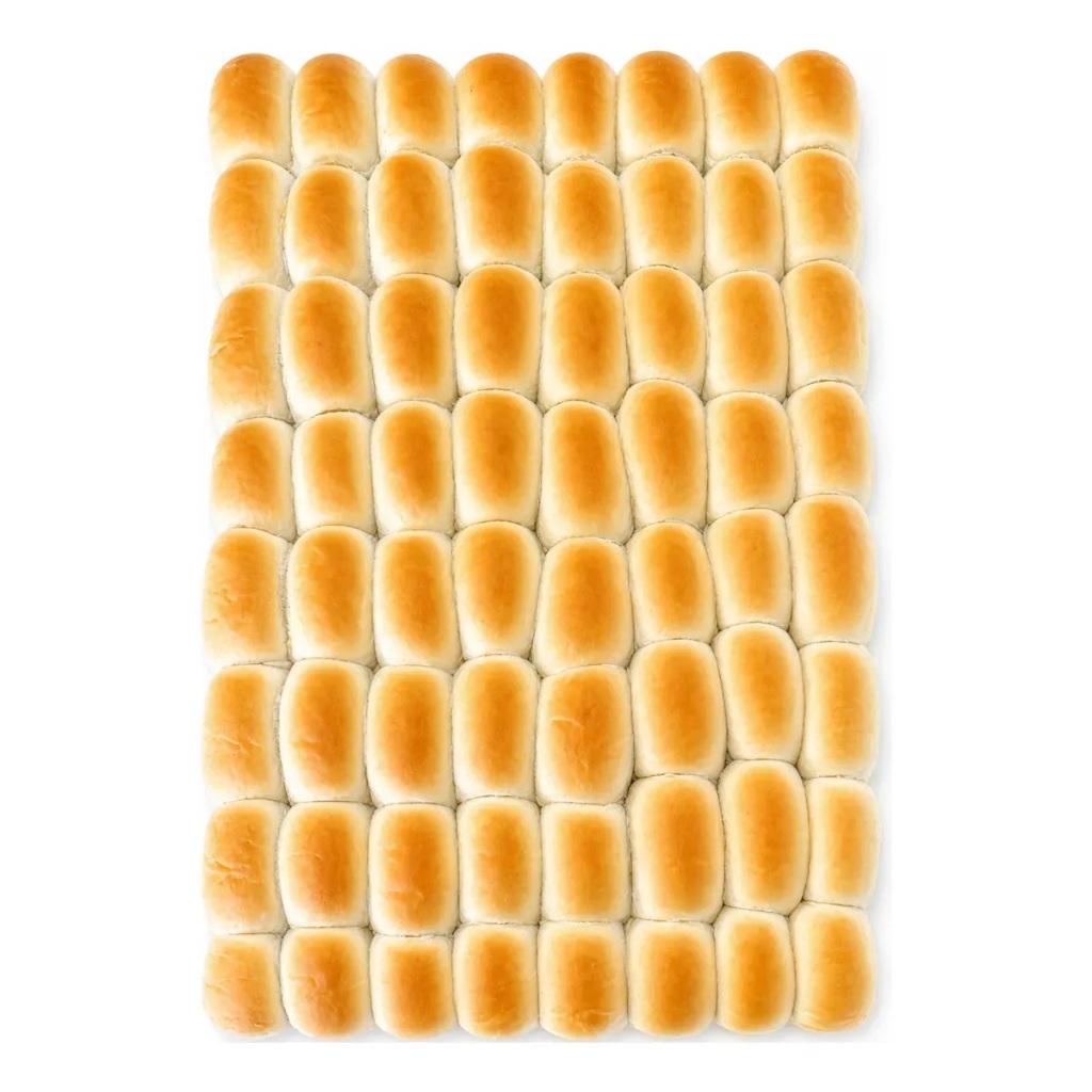 Mini Pão de Hot Dog 25g cada, pacote com 64 unidades para lanchinhos cachorro quente