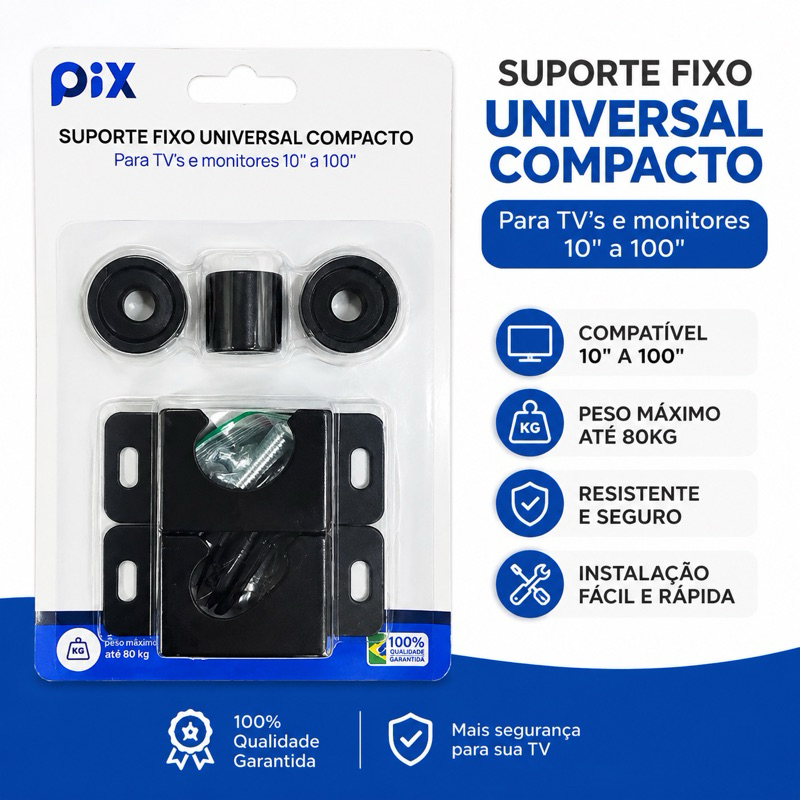Suporte Universal Fixo Para Smart TV LED LCD TV 4K Parede Painel 10 24 32 43 50 …