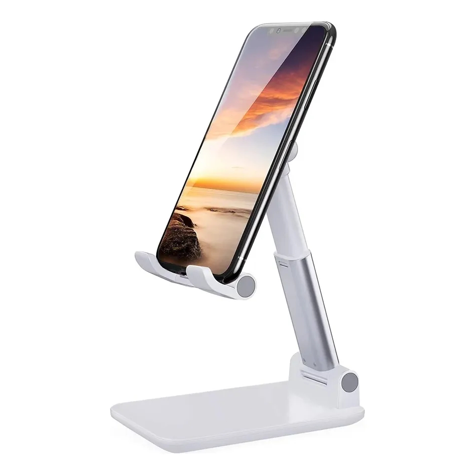 Suporte Para Celular e Tablet Dobrável Portátil Ajustável Apoio Mesa FLUX