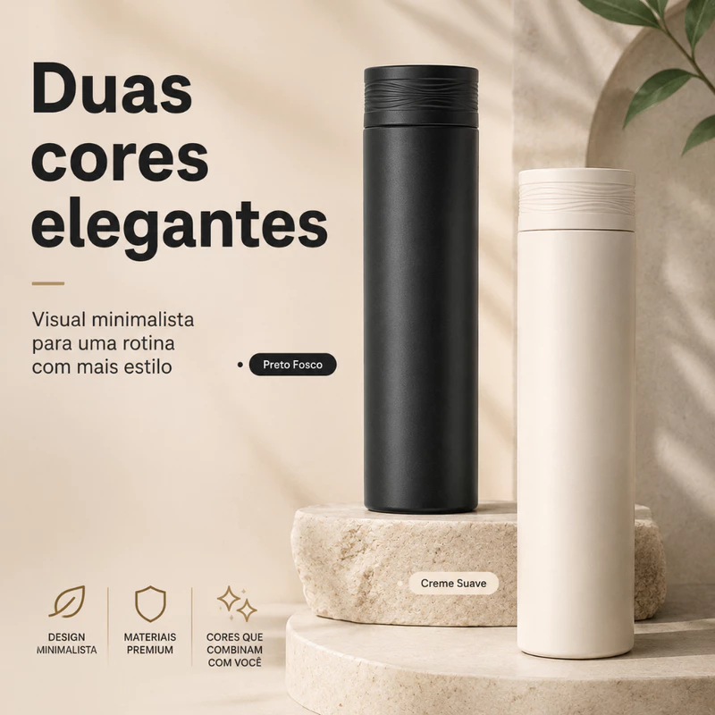 Garrafa Térmica Watersy 510ml em Inox 18/8 a Vácuo Antivazamento — foto 9