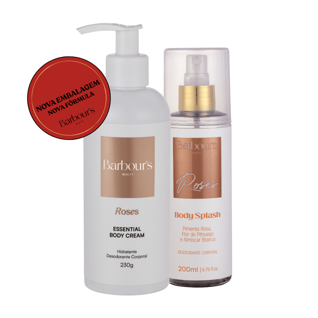 Imagem Kit Body Splash e Hidratante Roses  Barbour's