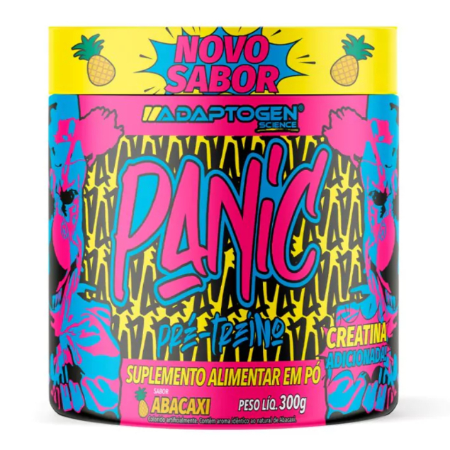 Panic Pré Treino Com Creatina 300g - Adaptogen