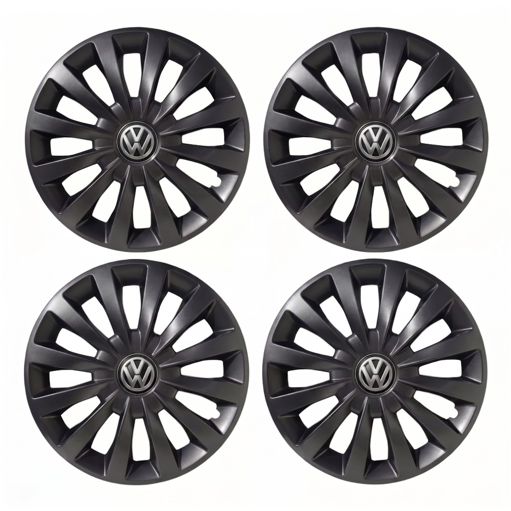 Jogo Calota Passat VW Grafite Spacefox Santana Saveiro Spacecross Golf Polo Up Virtus