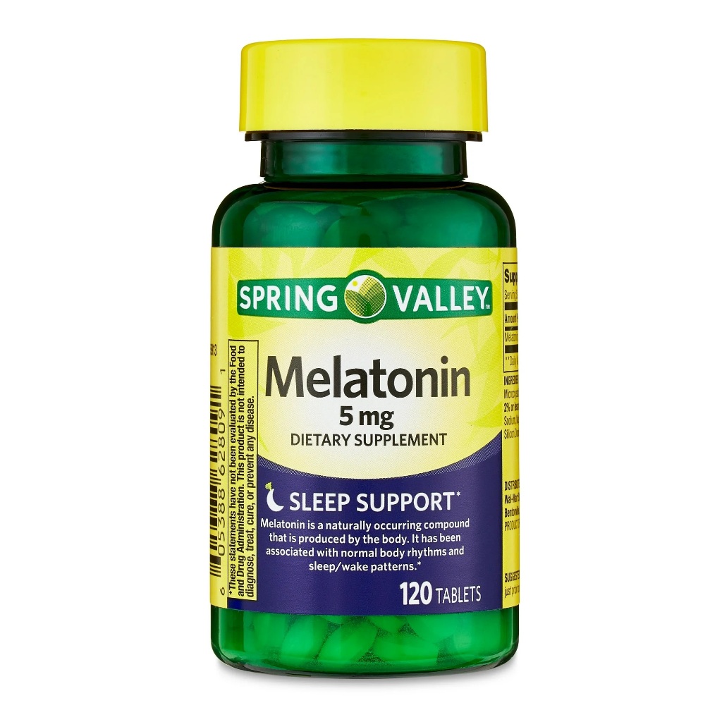 MELATONIN SPRING VALLEY 120 TABLETS IMPORTADO EUA