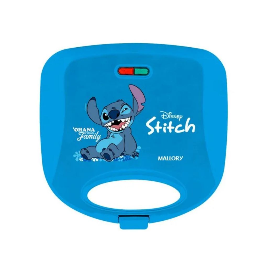 Sanduicheira Elétrica Stitch Placa Antiaderente com Arte 750w de Potência Mallory