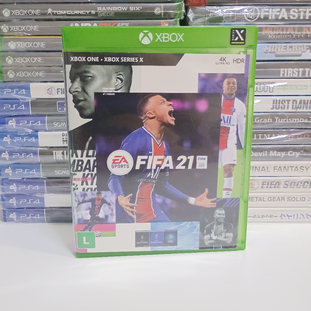 FIFA 21- jogo de xbox séries X original mídia física