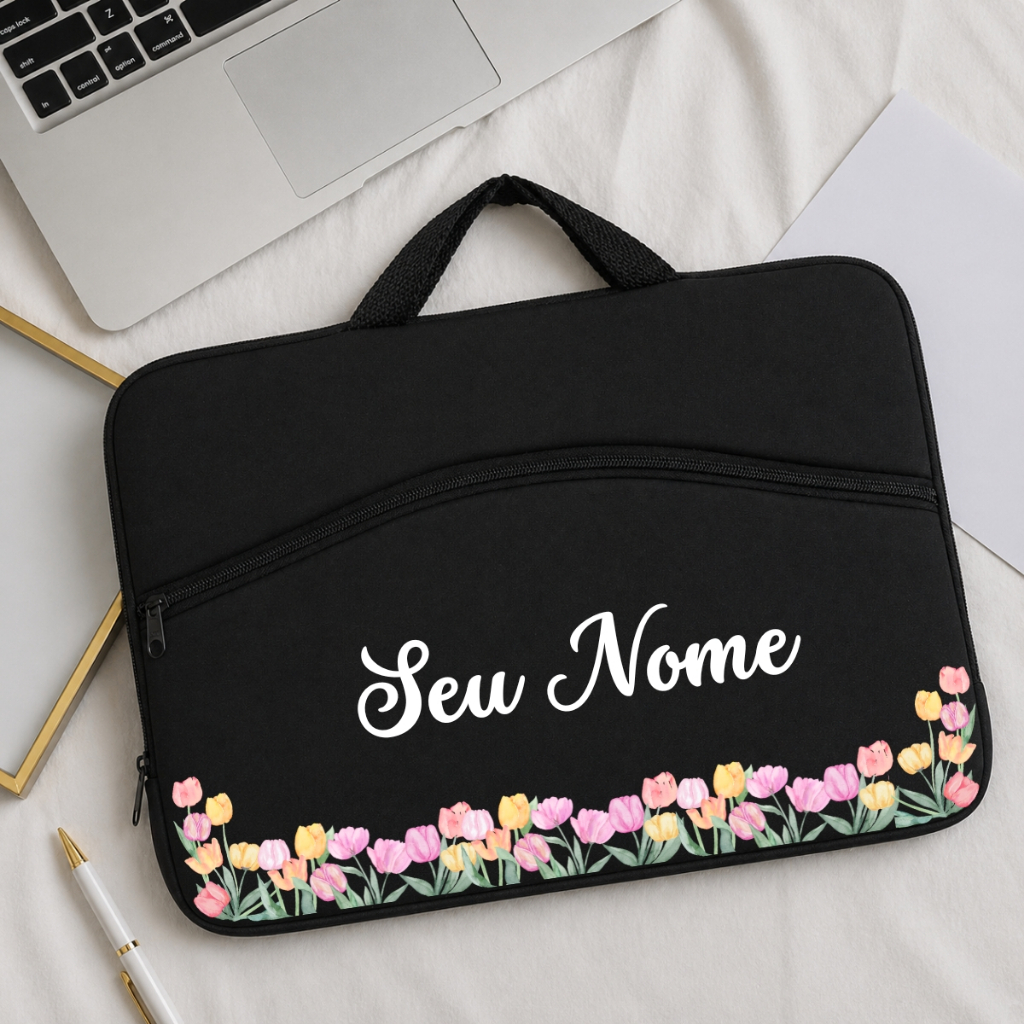 Pasta Para Notebook Feminina Personalização Delicada Envio Rápido