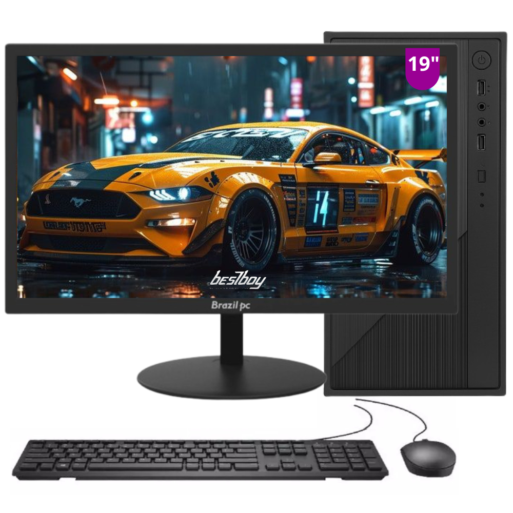 COMPUTADOR COMPLETO BESTBOY INTEL I5 8GB SSD 240GB MONITOR LED 19" WINDOWS 10