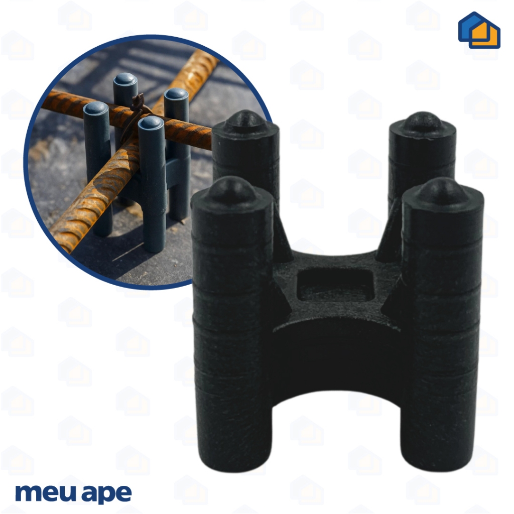 Kit Espaçador Cadeirinha Torre Concreto Para Ferragem Construção 25mm/30mm 300/500/1.000