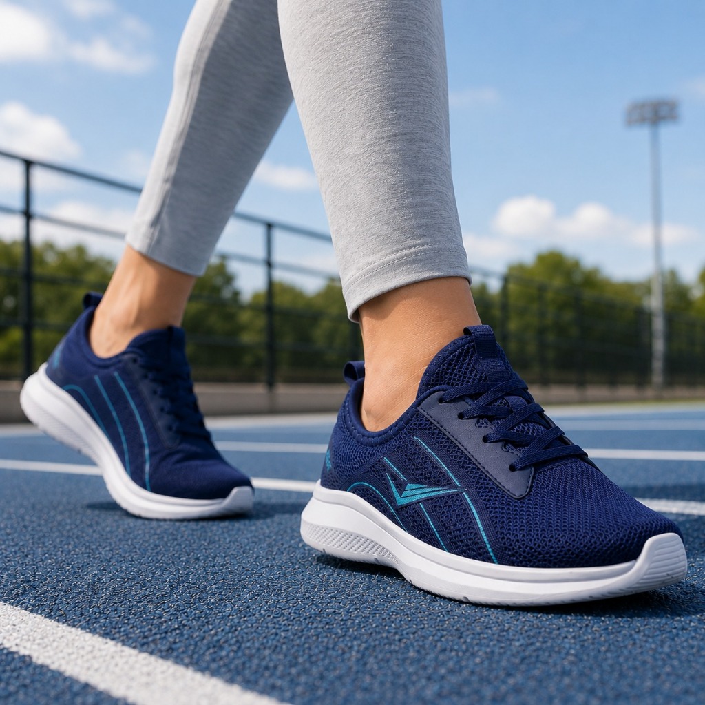 Tênis Esportivo Feminino Malha Respirável Leve Confortável para Corrida Caminhada Academia e Dia a Dia