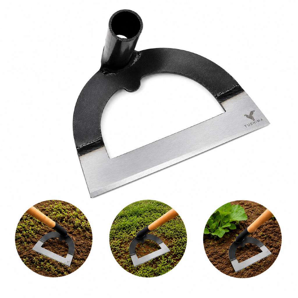 Enxada Oca 26cm Aço Temperado Reforçado Capina Horta Terreno Plantação Solo Limpeza