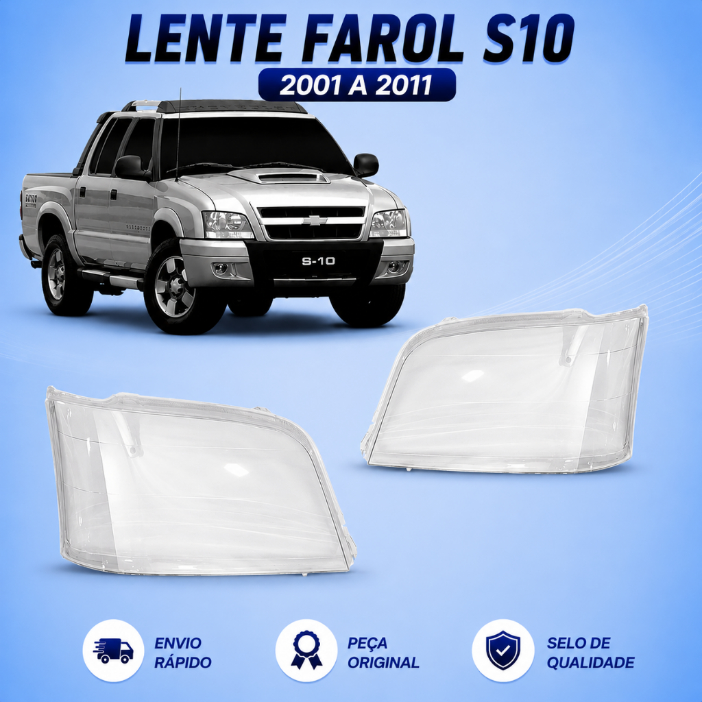Lente Farol S10 Pit-bull 2001 A 2011