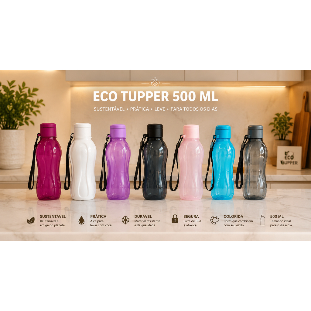 Garrafa Eco Tupper Plus 500 ml