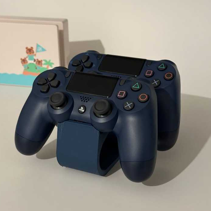 Suporte Para Controle PS4 Duplo Organizador Gamer Porta Controle Playstation 4 Mesa Rack
