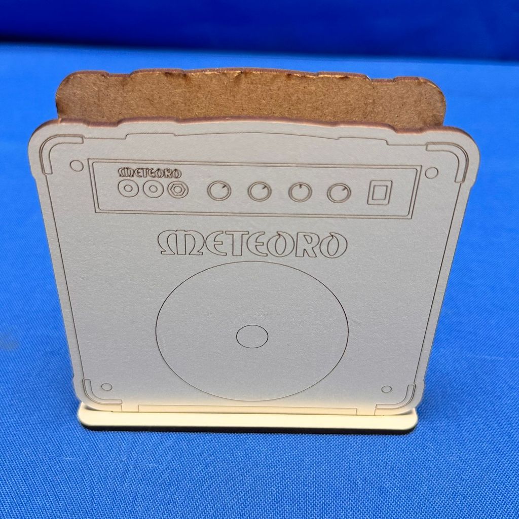 kit 10 Porta Guardanapo Meteoro para Baixo ou Guitarra MDF Branco lembrancinha de festa mesa