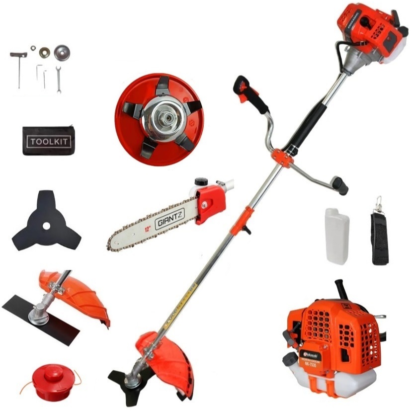 Roçadeira 5 x 1 Profissional Multifuncional a Gasolina 3hp 75cc Otima Qualidade Com Motopoda 35cm