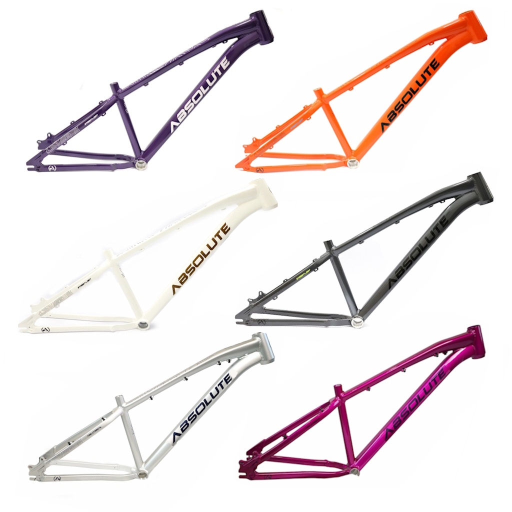 Quadro 26 Absolute Brutus Pro Tamanho 13 Aluminio 6061 Gancheira Horizontal Freeride Grau Dirty Jump