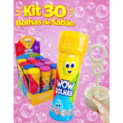 Kit 30 Bolhas de Sabão bolinha Lembrancinha de aniversario infantil festa junina prenda atacado