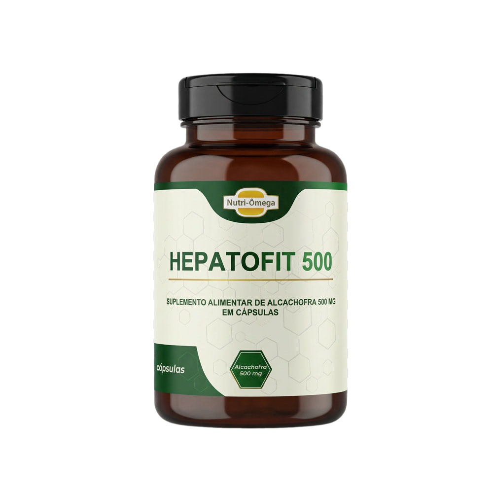 HepatoFit Nutri-Ômega - Alcachofra 500 mg | 60 Cápsulas