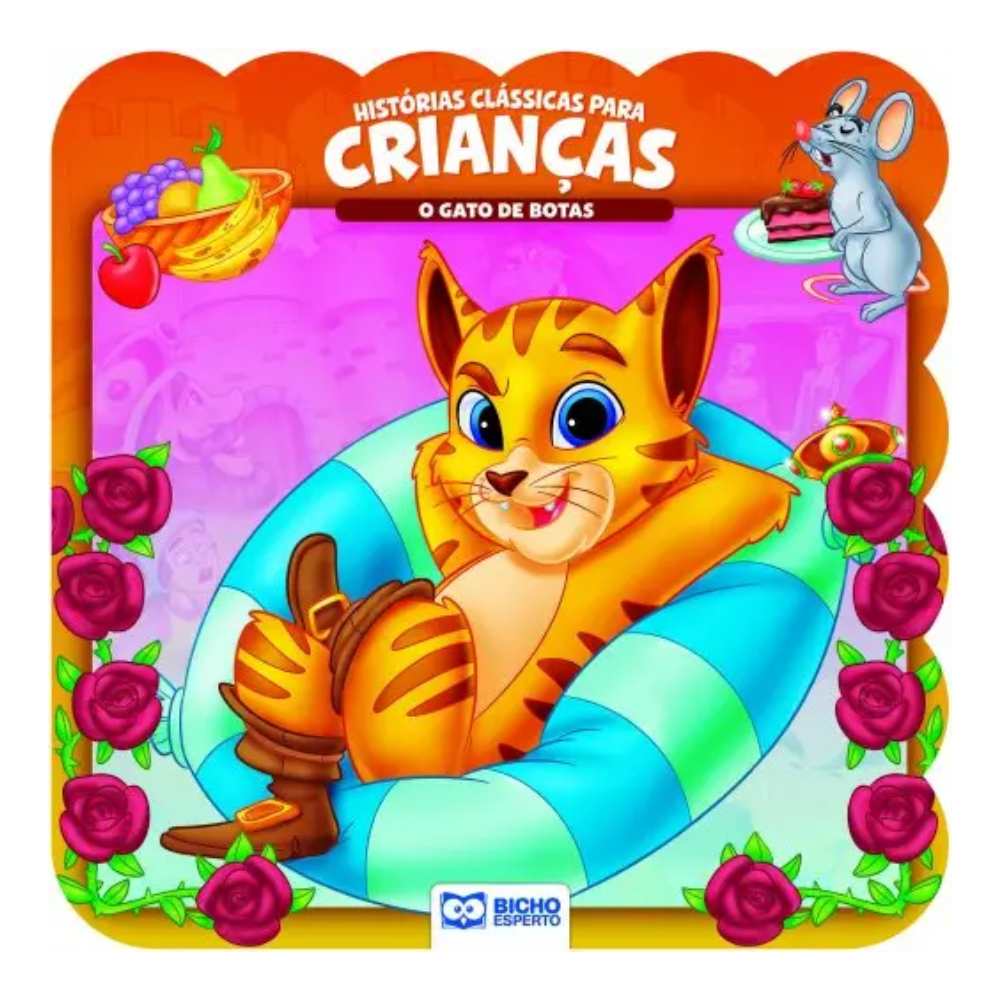 Livro Infantil Histórias Clássicas Para Crianças O Gato de Botas