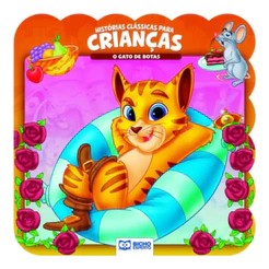 Livro Infantil Histórias Clássicas Para Crianças O Gato de Botas