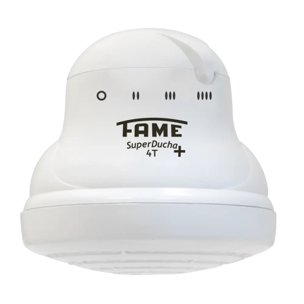 Super Ducha+ 4t 6.800w Sem Cano Super Quente Fame Branco 6.8 Kw 220v