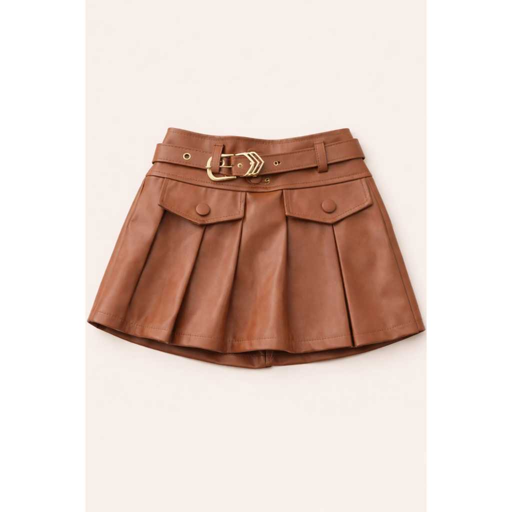 🖤👑 Saia Short Courino Saia Short Infantil Feminina Courino Fashion Menina