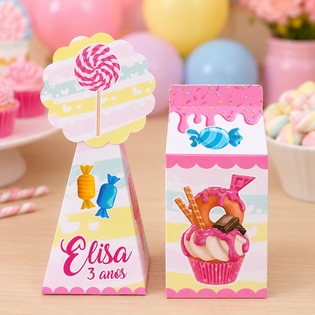 Kit Personalizado Doces | Lembrancinhas Festa Infantil | Caixinhas | Aniversário