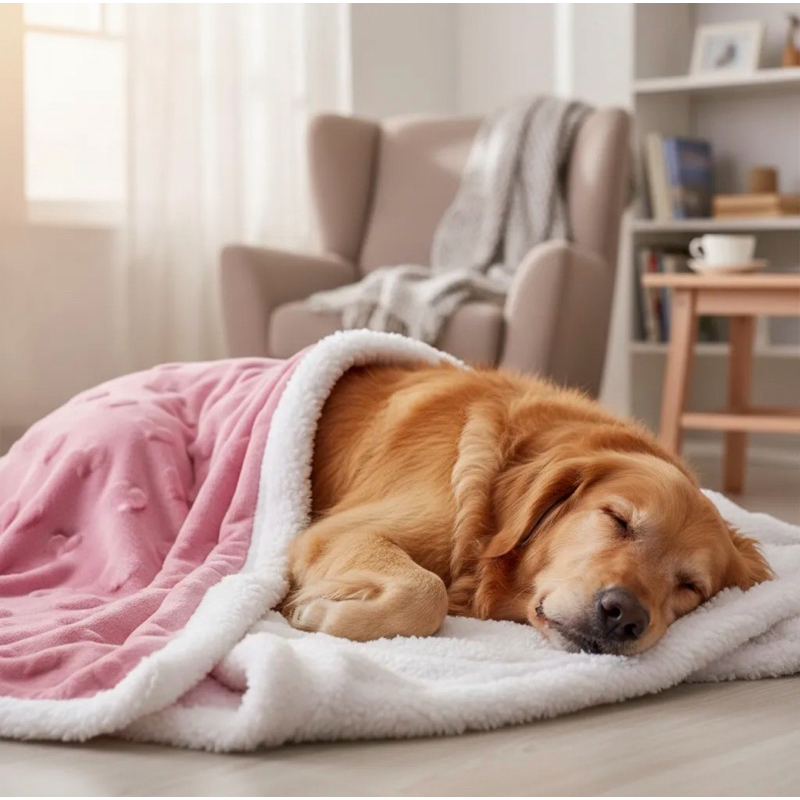 Manta Pet Cobertor Cachorro E Gato Sherpa Jolitex Ternille 90x110cm